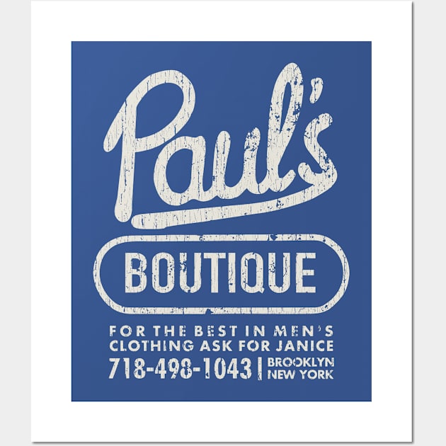 Pauls Boutique - Distressed Wall Art by Black Red Store